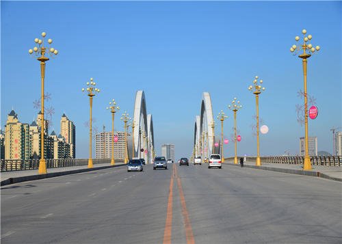 昆仑大街路灯设施更换工程